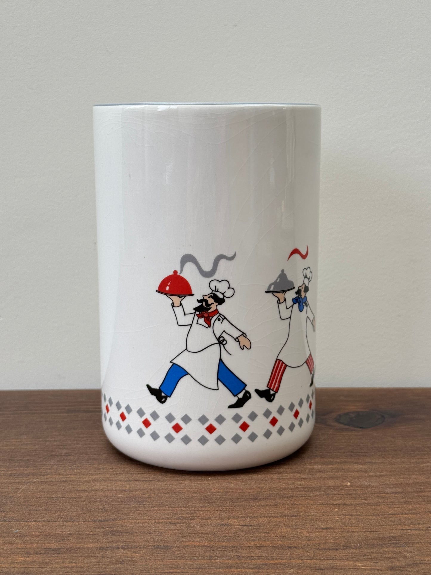 BHS Bon Appétit Ceramic Utensil Pot | Made in Britain | Retro Kitchenware