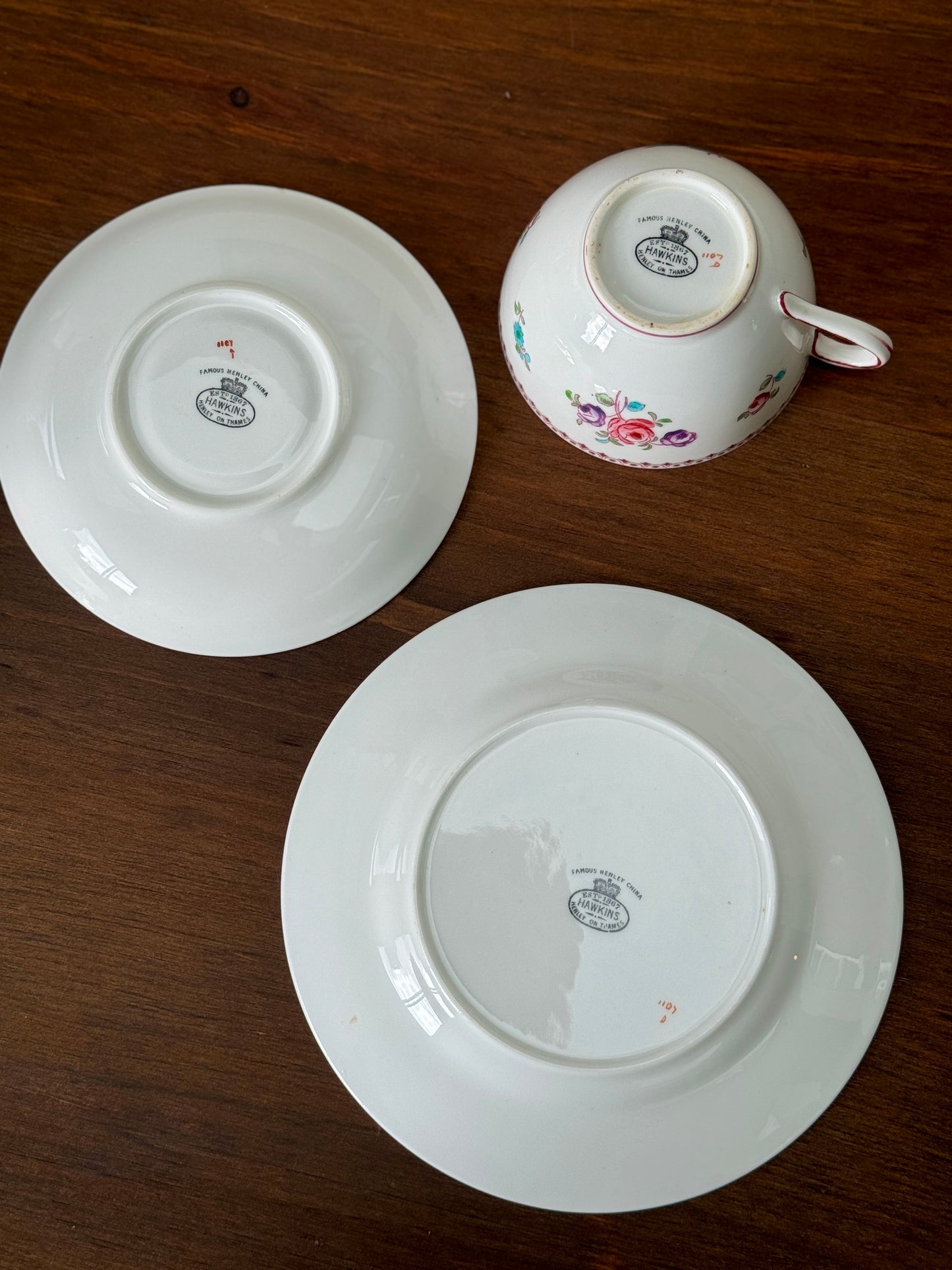 Victorian Teacup Trio - Hawkins in Henley on Thames