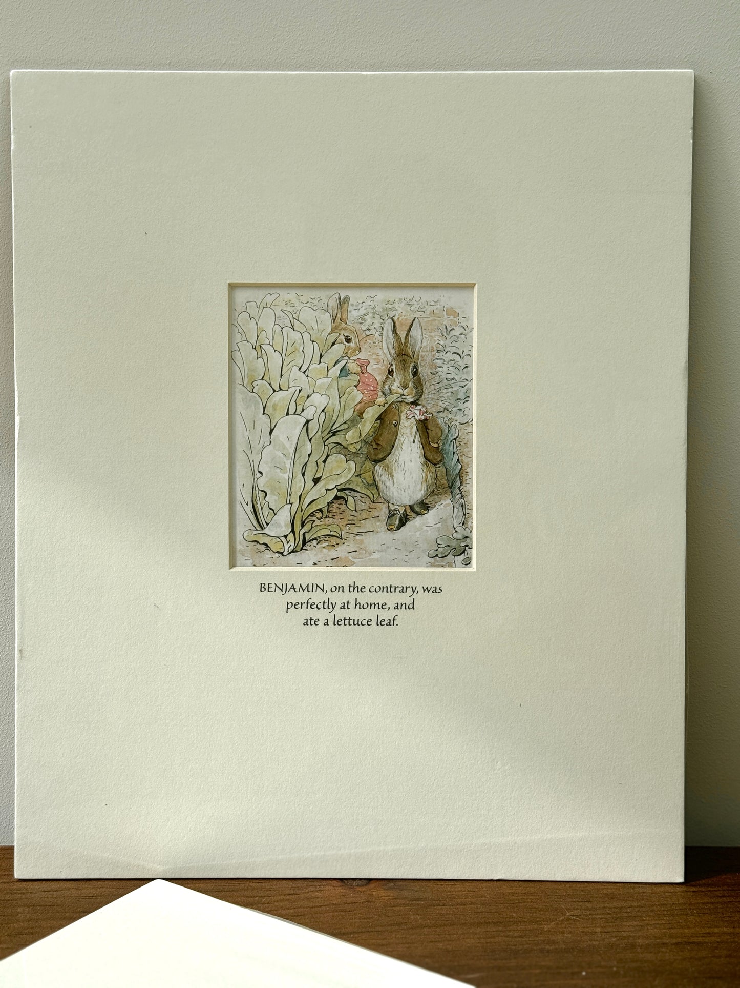 Limited Edition Beatrix Potter Print: ‘Benjamin Bunny’ from the Beatrix Potter Exhibition 2000