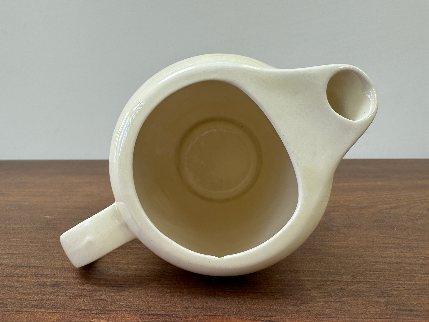スージークーパー、ターコイズのバンド柄コーヒーポットとトーストラックのセット|C.1938年/パターンNo.1579