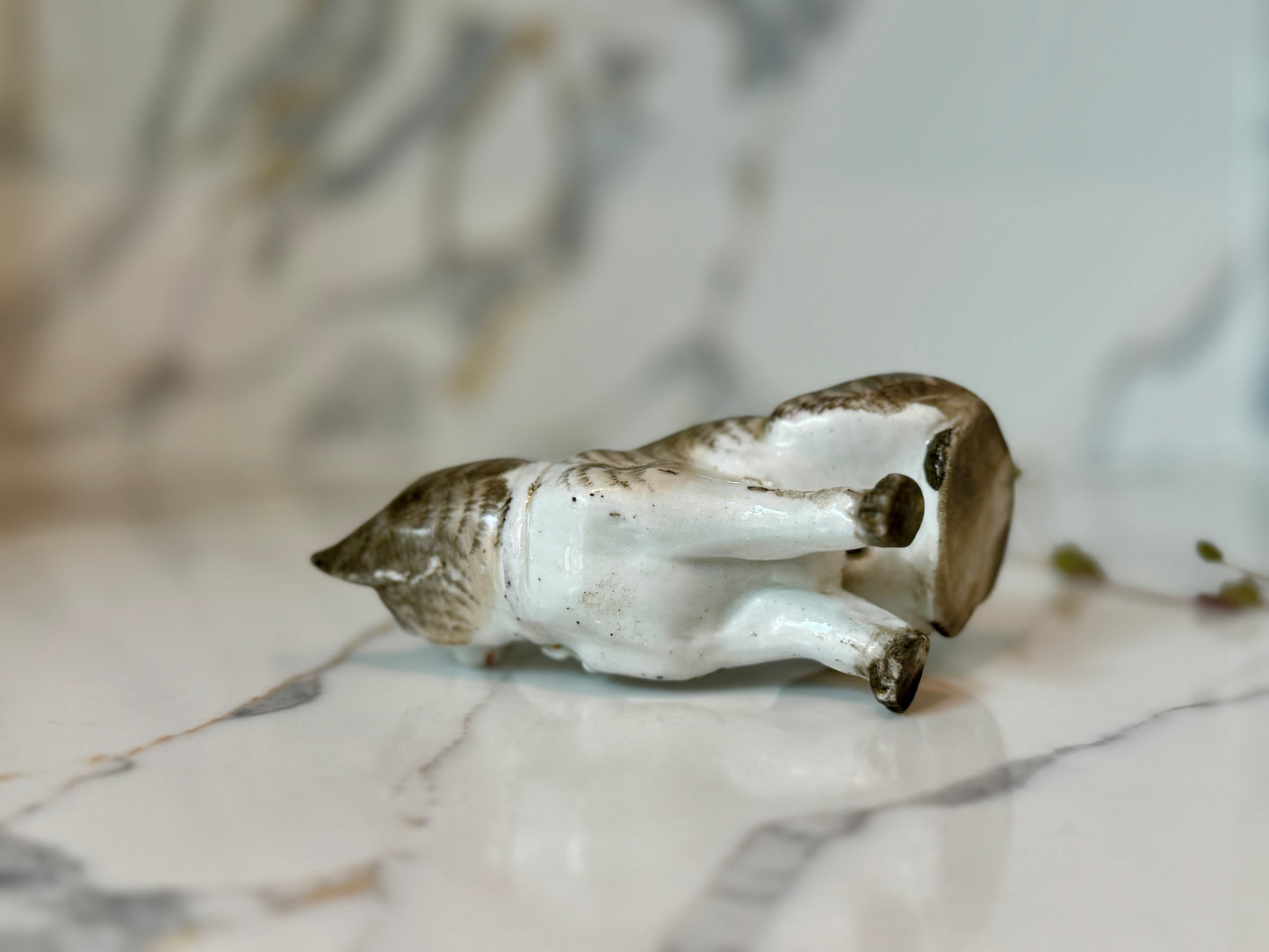 Antique Staffordshire Cat Figurine