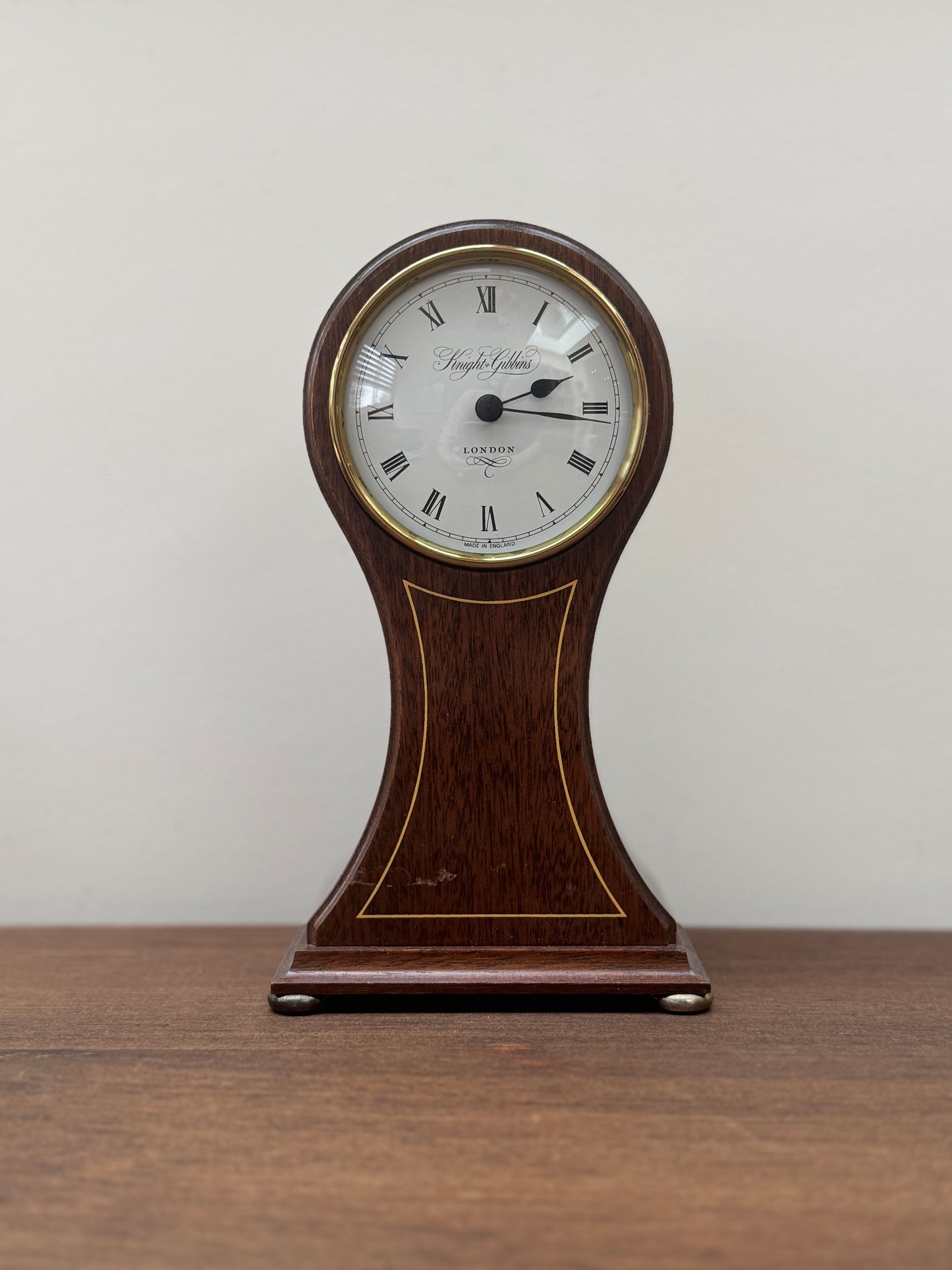 Vintage Knight & Gibbins London, Mahogany Mantel Clock | Made in England英国製 置き時計 ヴィンテージ