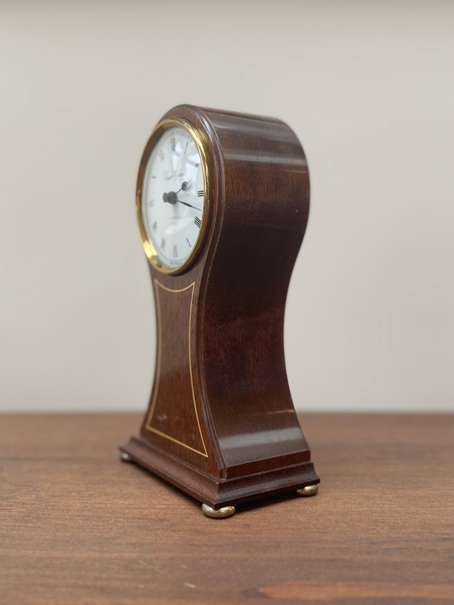 ヴィンテージ、ナイト&ギビンズ社ロンドン、マホガニーの置き時計 | 英国製