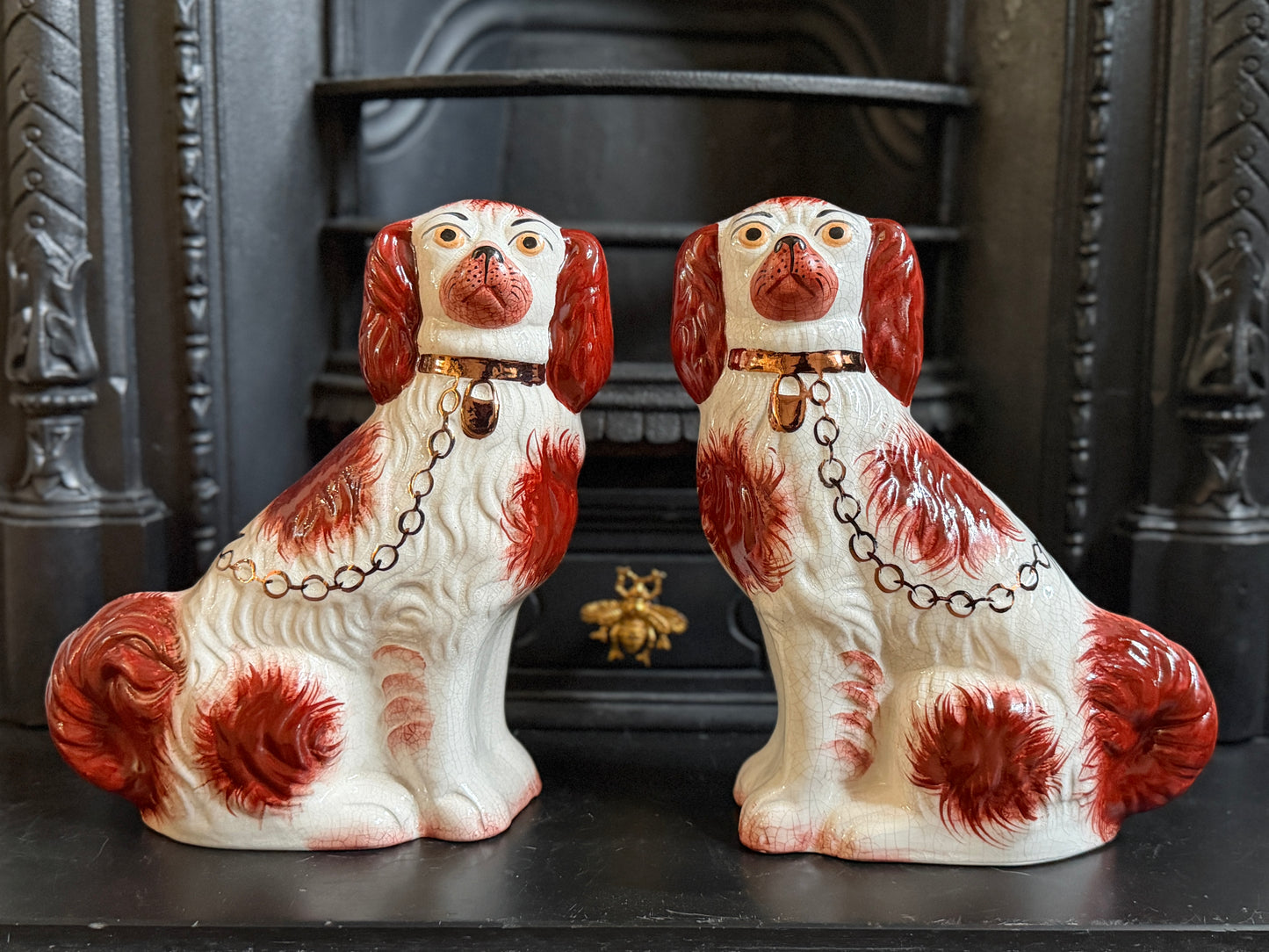 ヴィンテージ、ウィリアム・ケント社 スタッフォードシャードッグ(レッドマズル)|1940〜1950年代頃