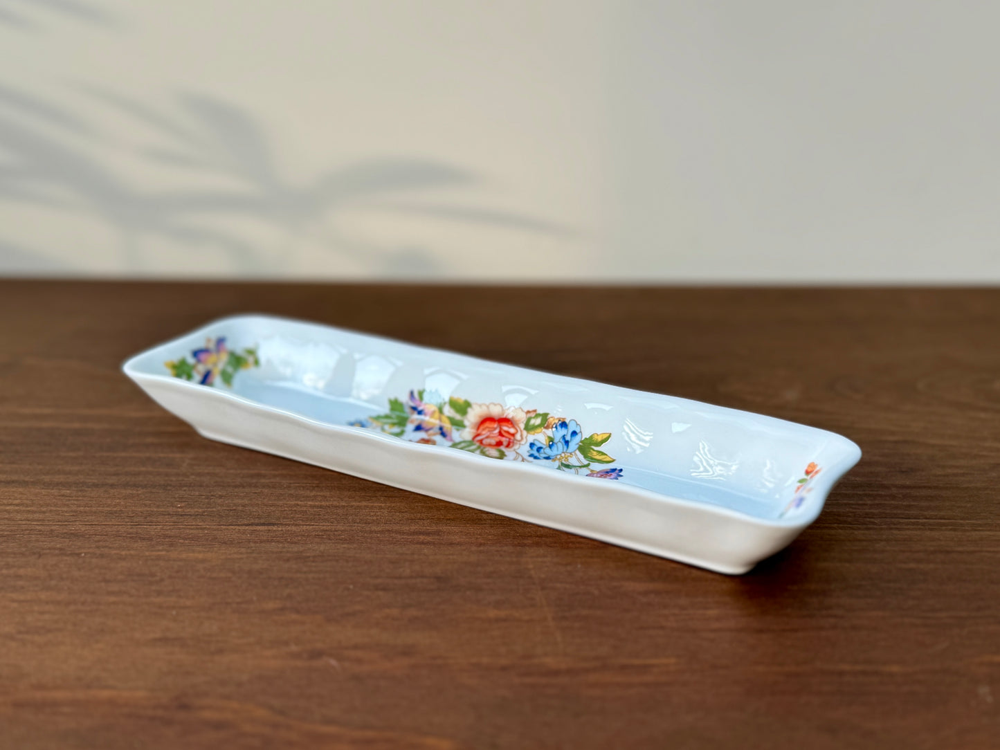 Vintage Aynsley 'Cottage Garden' Rectangular Pen or Mint Tray