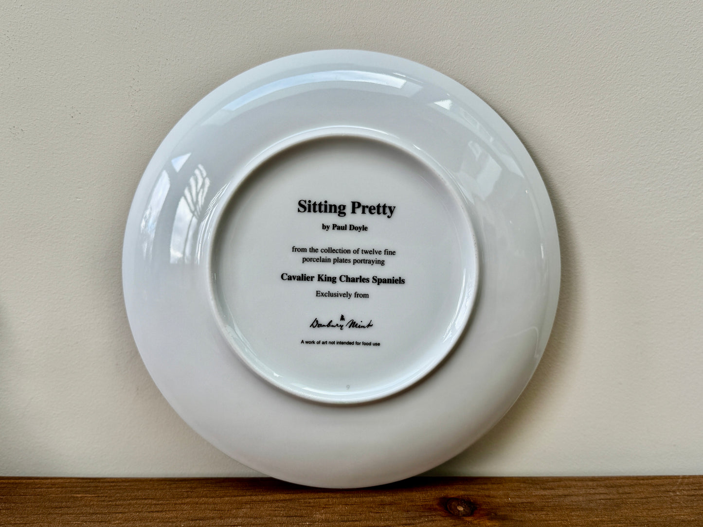 Vintage Decorative Plate 'Sitting Pretty' by Paul Doyle | Danbury Mint