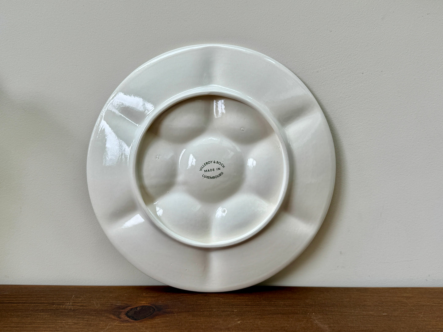 Vintage Villeroy & Boch Divided Serving Plate | 1970s Marine Life Design