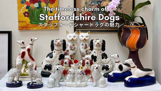 Staffordshire Dogs Staffordshire Cats スタッフォードシャードッグ　猫の置物