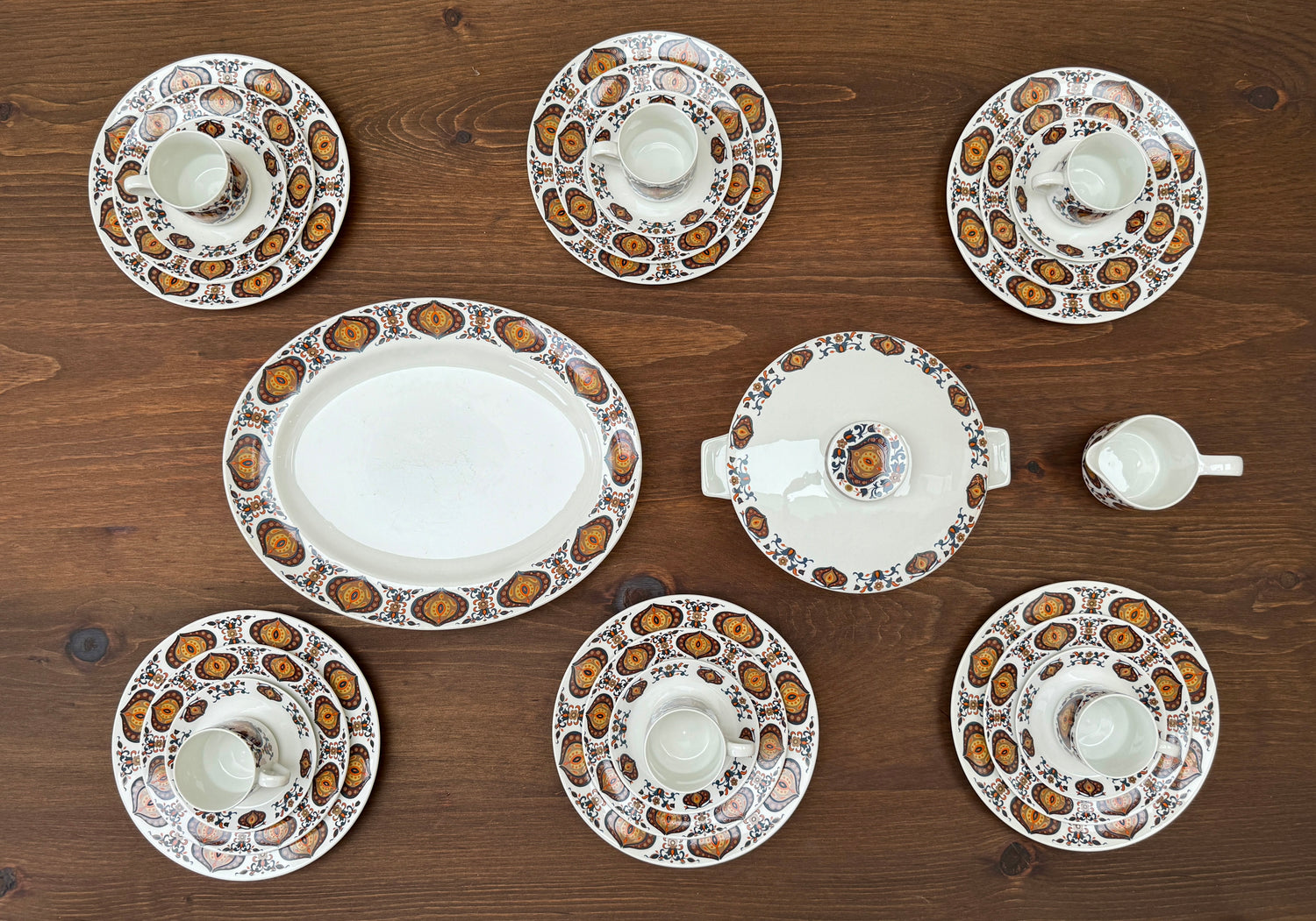 Midwinter Kismet Tableware Set, Circa 1970-A set of tableware-Midwinter-My Happy London Home