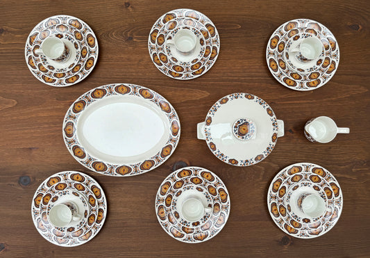 Midwinter Kismet Tableware Set, Circa 1970