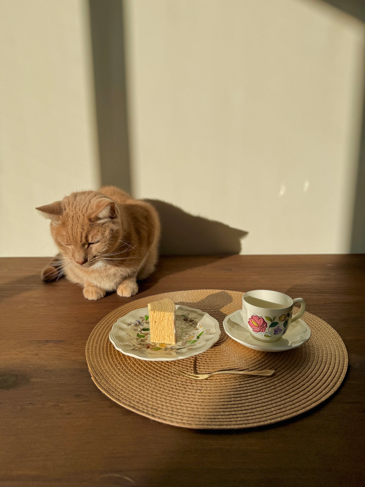 Poole Pottery Coffee Cup and Saucer - Tyneham Pattern, 1989 - 1991