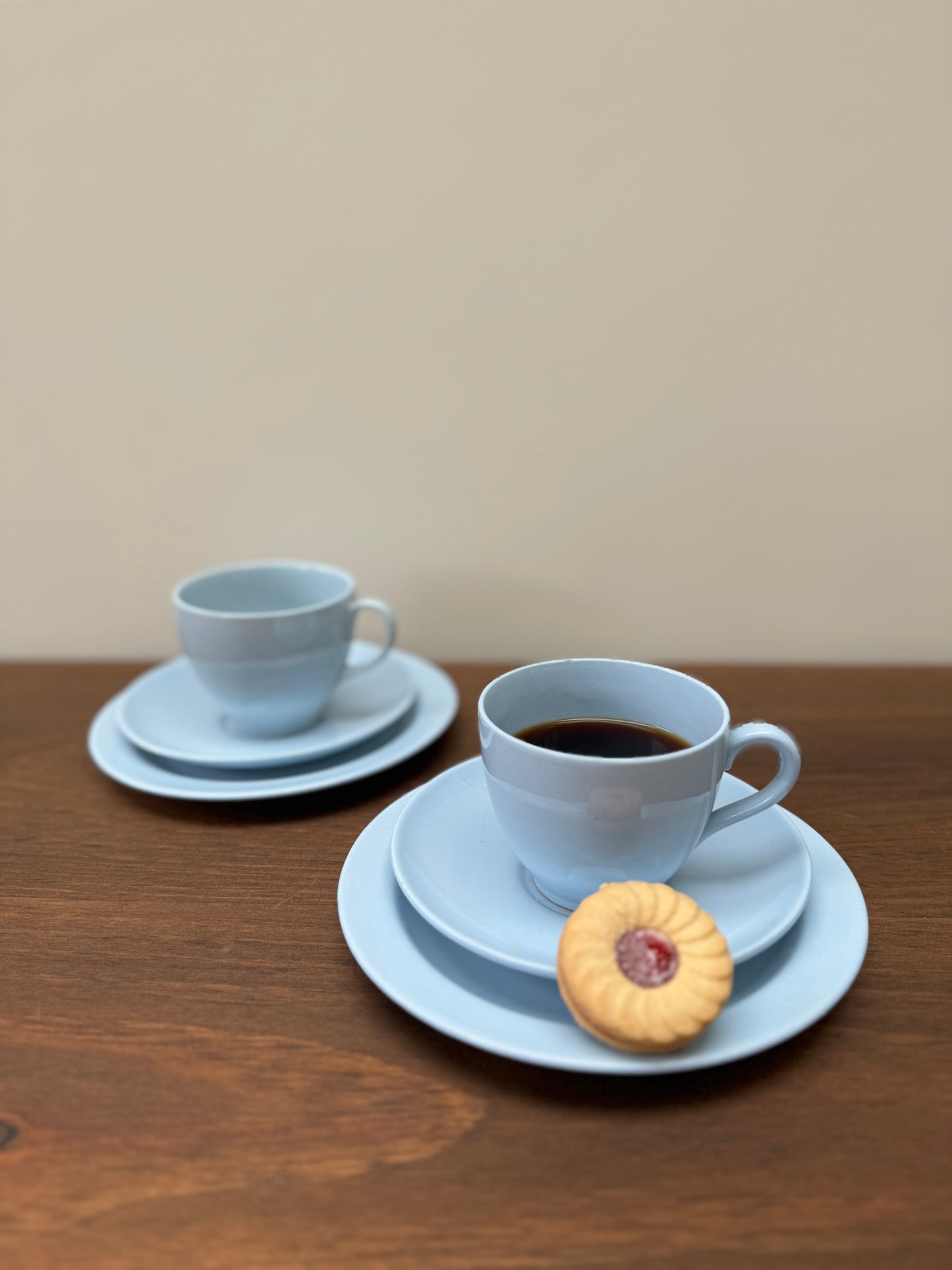 Spode 'English Lavender' Teacup Trio c.1958 - 1965, Set of 2-Cup & Saucer-Spode-My Happy London Home