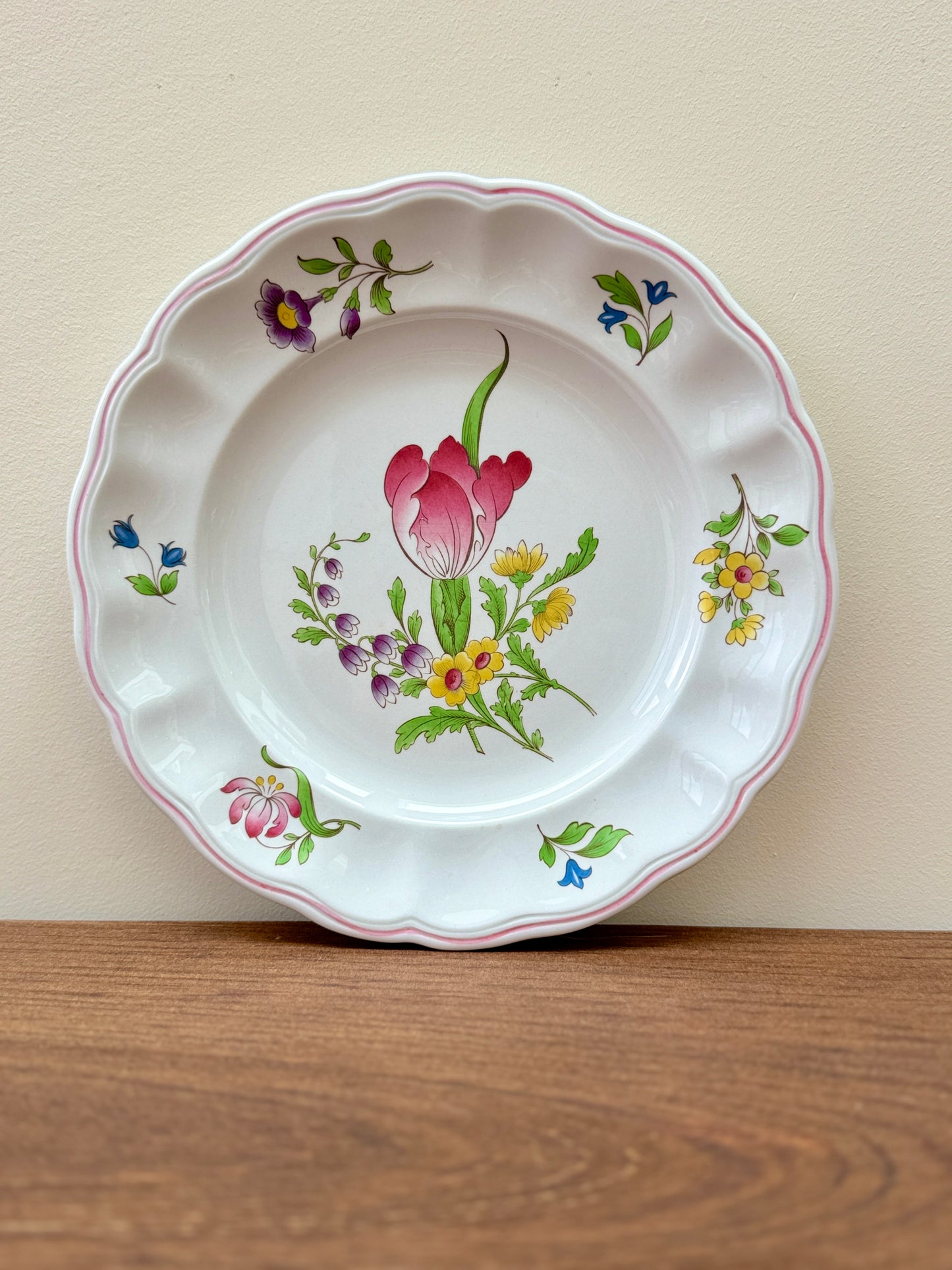 Spode 'Marlborough Sprays (1984 - 2006)' - Dessert plate-Plate-Spode-My Happy London Home