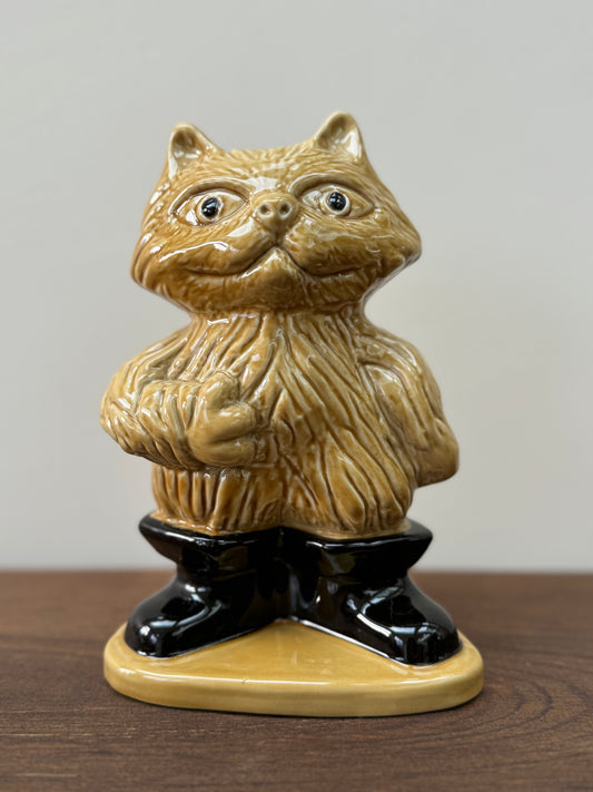 Puss in Boots Money Box by Wade England, c.1960s-1970s
