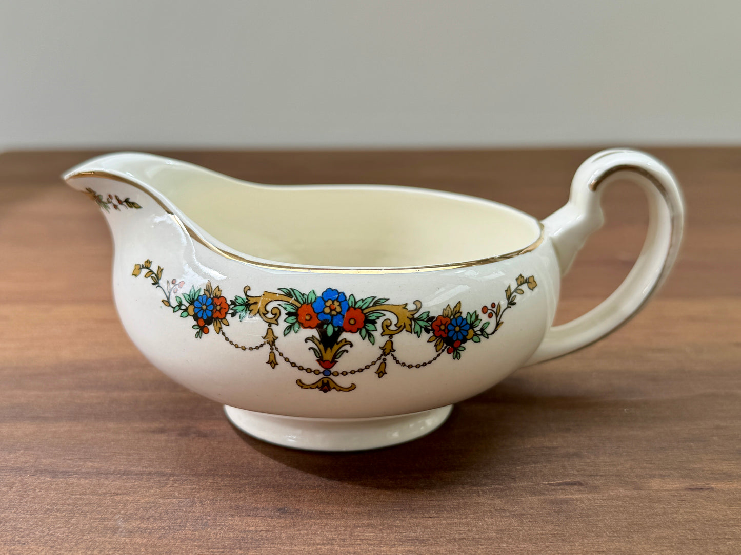 Alfred Meakin ‘Floral Garland’ Sauce Boat