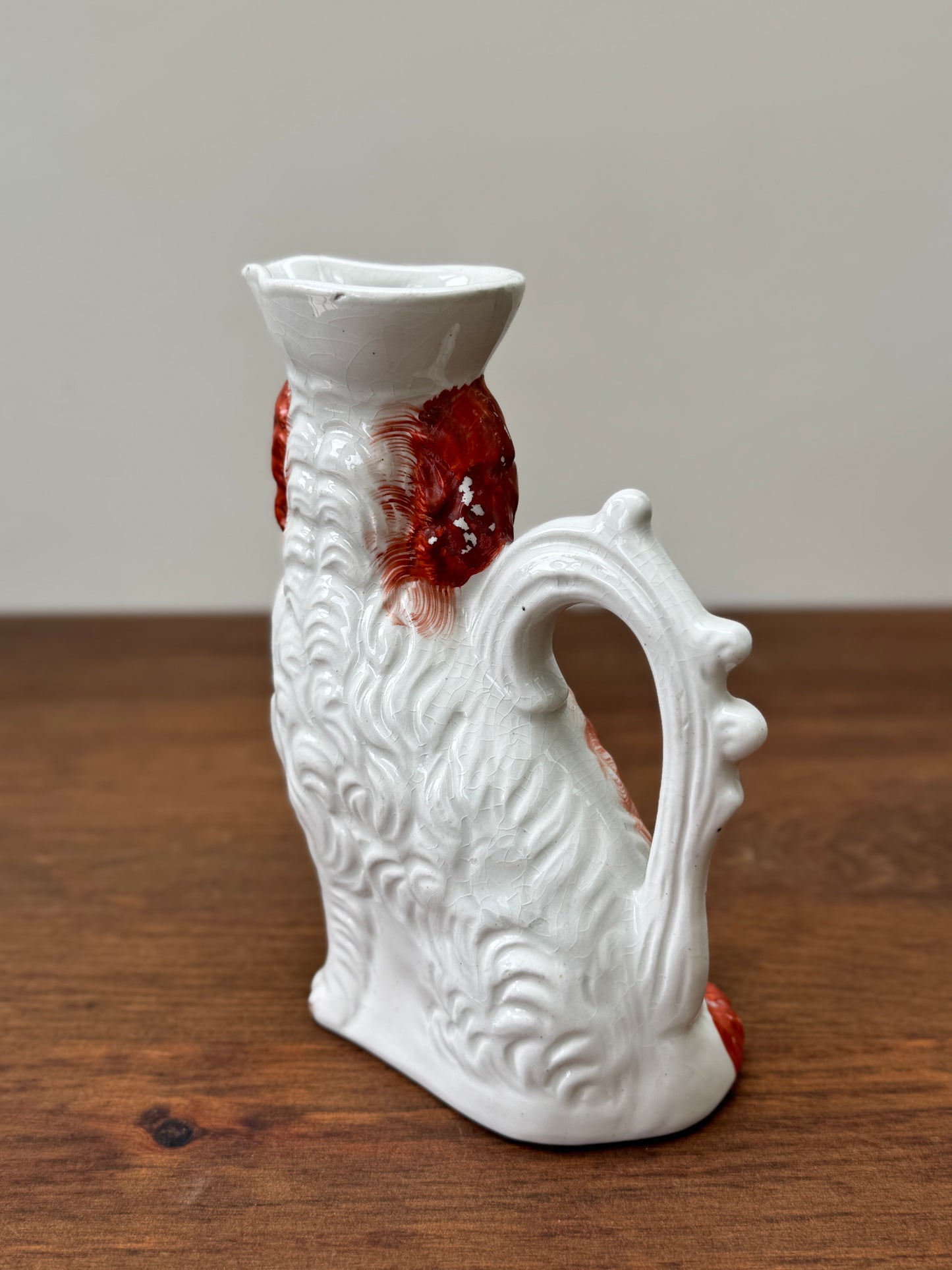 Antique Staffordshire Spaniel Jug c.1850s | Rare Design