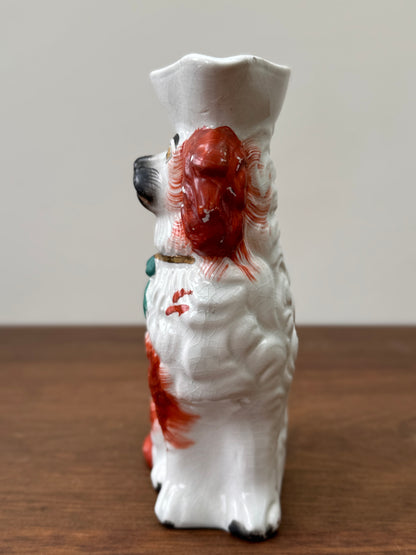 Antique Staffordshire Spaniel Jug c.1850s | Rare Design