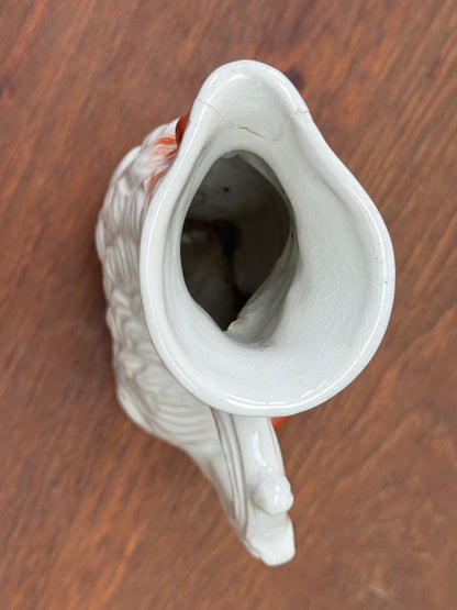 Antique Staffordshire Spaniel Jug c.1850s | Rare Design