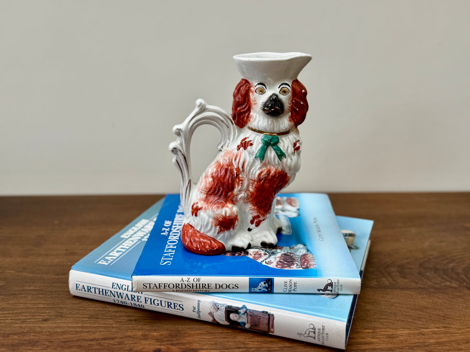Antique Staffordshire Dog Jug c.1850s | Rare Design