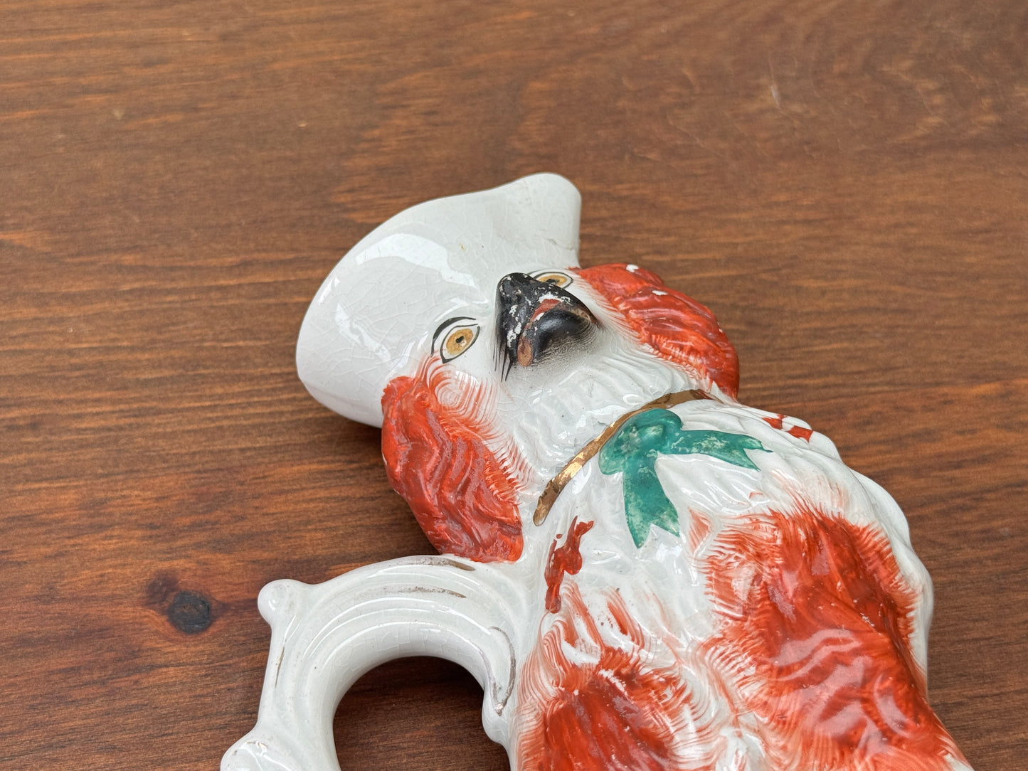 Antique Staffordshire Spaniel Jug c.1850s | Rare Design
