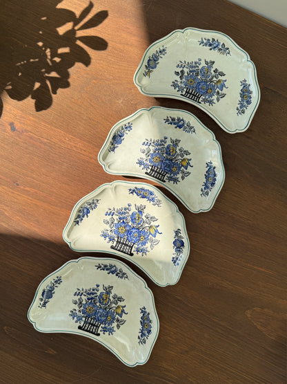 アンティーク、ウェッジウッド クレセントプレート（４枚セット）｜1916年