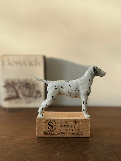 Beswick Dalmatian Figurine on Promotional Brick, Model D1763 | C.1960s - 1970s