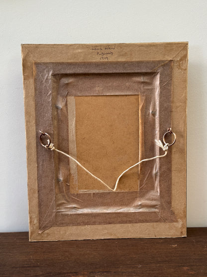 Framed print ‘Cat Playing Cards’ by Louis Wain | 1919