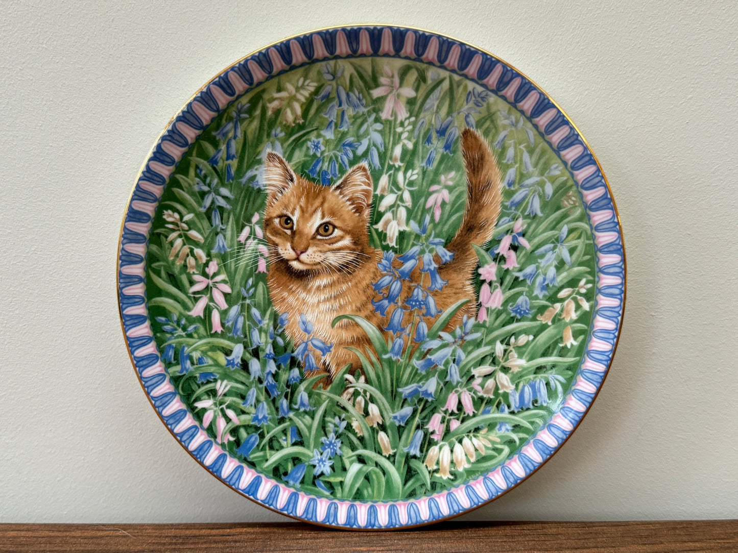 Aynsley ‘Meet My Kittens’ Plate by Lesley Anne Ivory - March - Spiro, 1990-Plate-Aynsley-My Happy London Home