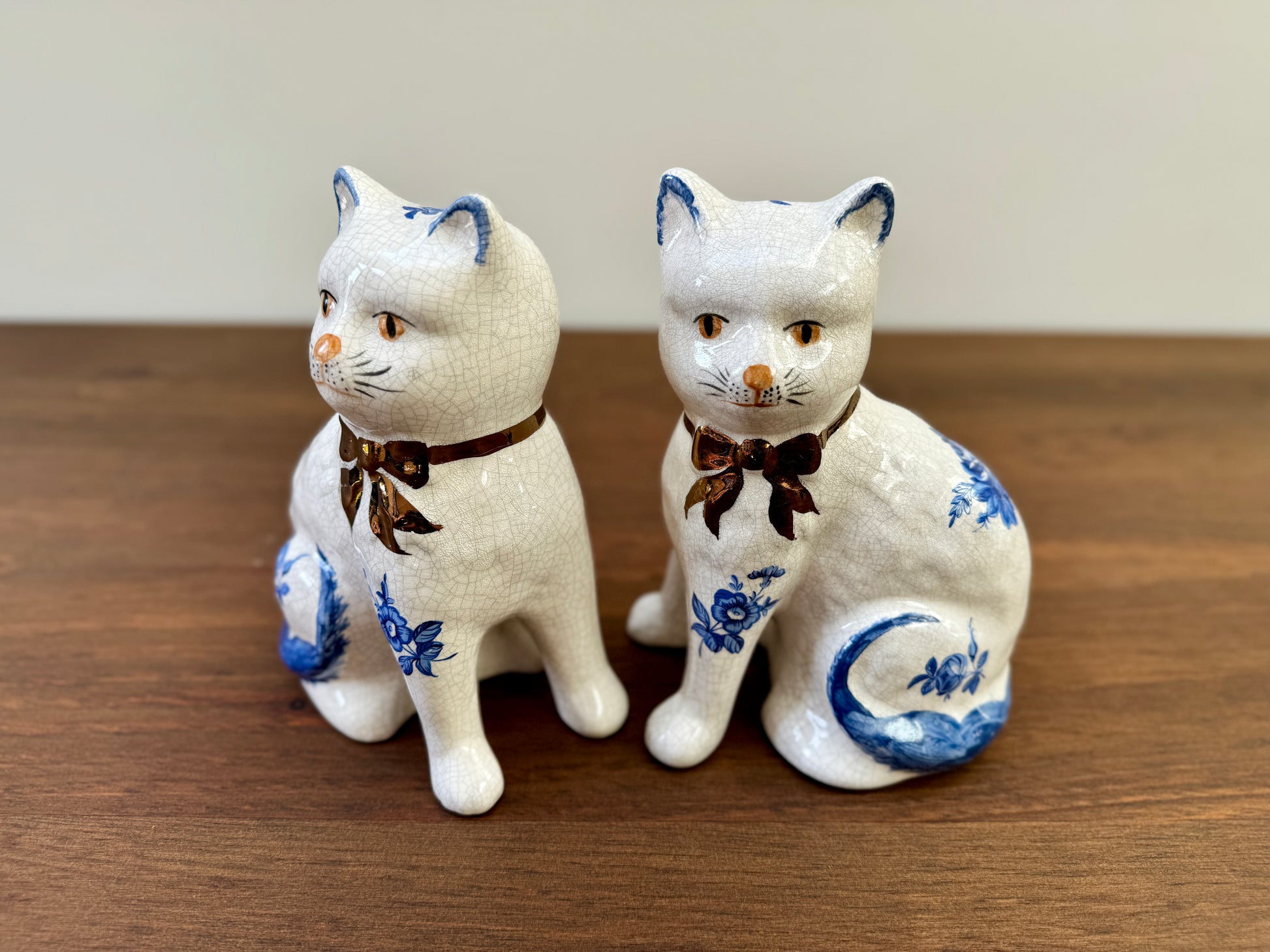 ヴィンテージ　アンティーク　スタッフォードシャーキャット　Vintage Antique Staffordshire Cats My Happy London Home マイ・ハッピー・ロンドン・ホーム　