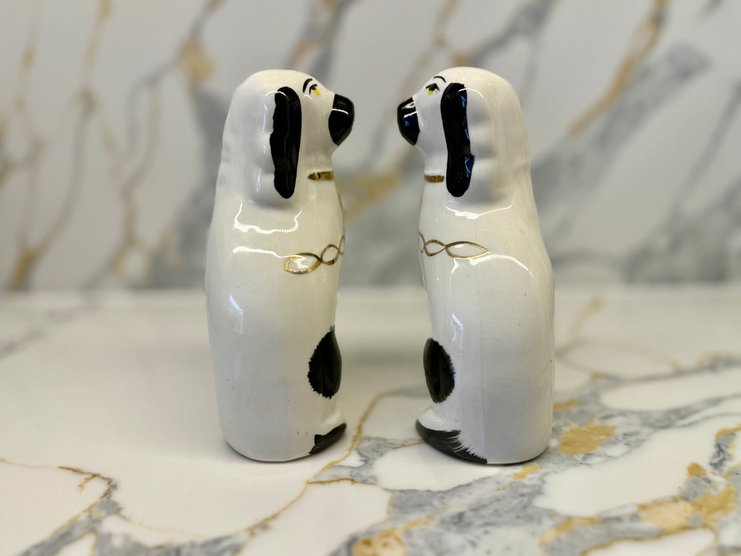 Vintage Pair of Staffordshire Dogs by Arthur Wood - 14cm hight