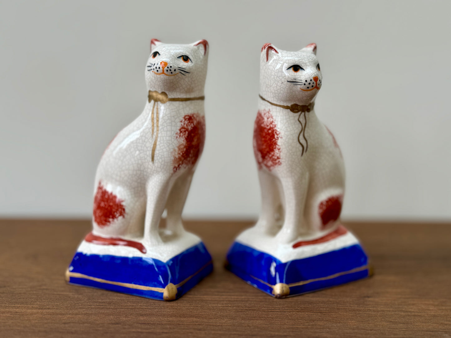 ヴィンテージ　アンティーク　スタッフォードシャーキャット　Vintage Antique Staffordshire Cats My Happy London Home マイ・ハッピー・ロンドン・ホーム　