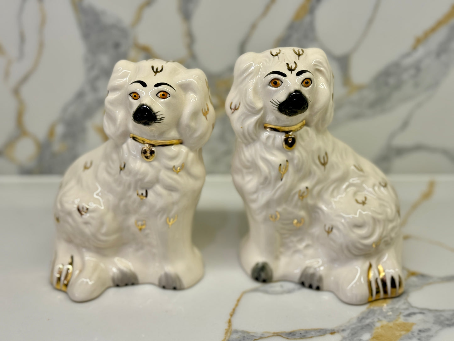 Pair of Vintage Staffordshire Dogs by Royal Doulton-Ornament-Royal Doulton-My Happy London Home