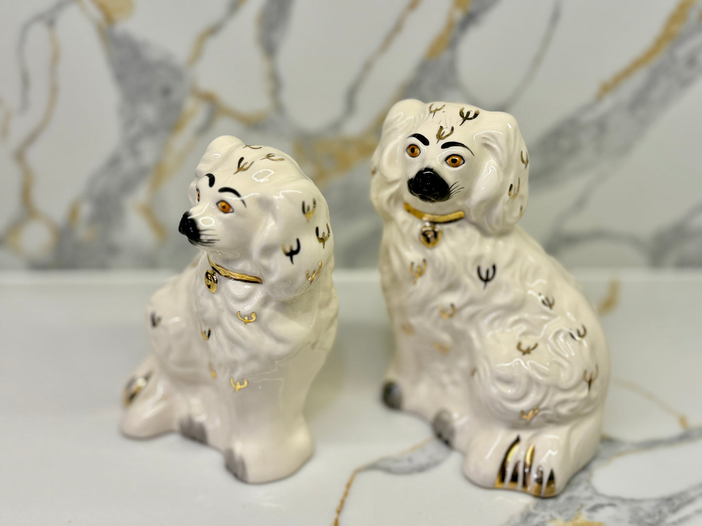 Pair of Vintage Staffordshire Dogs by Royal Doulton