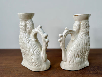 アンティーク、スタッフォードシャードッグ、スパニエルのジャグ（ペア）｜1850年頃