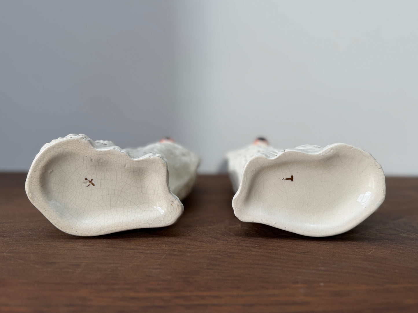 アンティーク、スタッフォードシャードッグ、スパニエルのジャグ（ペア）｜1850年頃