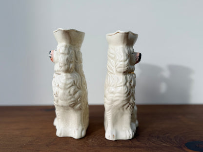 アンティーク、スタッフォードシャードッグ、スパニエルのジャグ（ペア）｜1850年頃