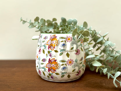 Pair of Minton Haddon Hall Open-Top Jars | Vintage Bone China