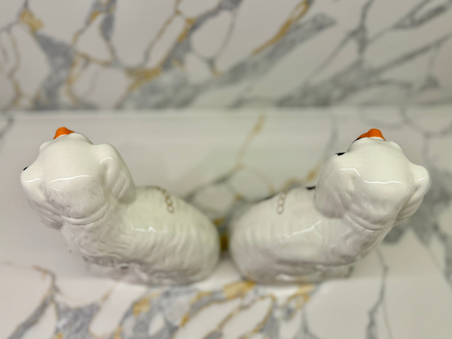 Pair of Vintage Staffordshire Dogs by Burleigh C.1970