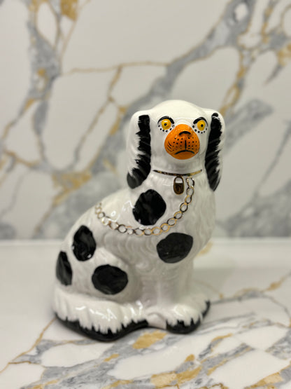 Pair of Vintage Staffordshire Dogs by Burleigh C.1970