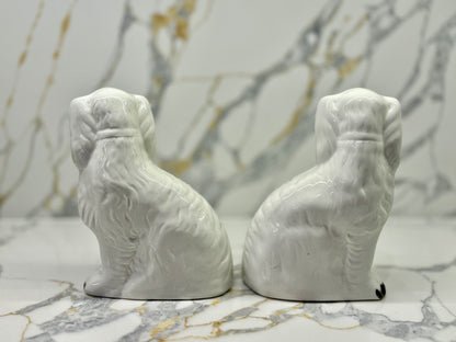 Pair of Vintage Staffordshire Dogs by Burleigh C.1970