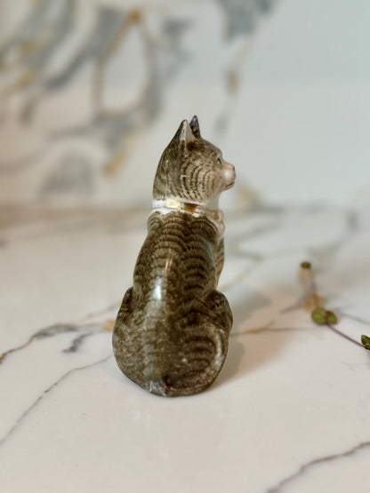 Antique Staffordshire Cat Figurine
