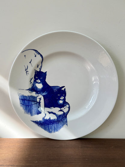 Vintage National Trust Kingston Lacy Cat Plate by Royal Park China | c.1990s