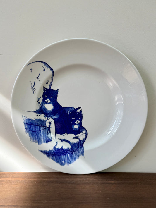 Vintage National Trust Kingston Lacy Cat Plate by Royal Park China | c.1990s