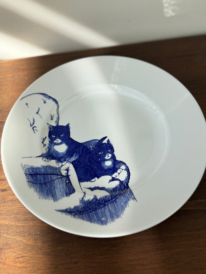 Vintage National Trust Kingston Lacy Cat Plate by Royal Park China | c.1990s