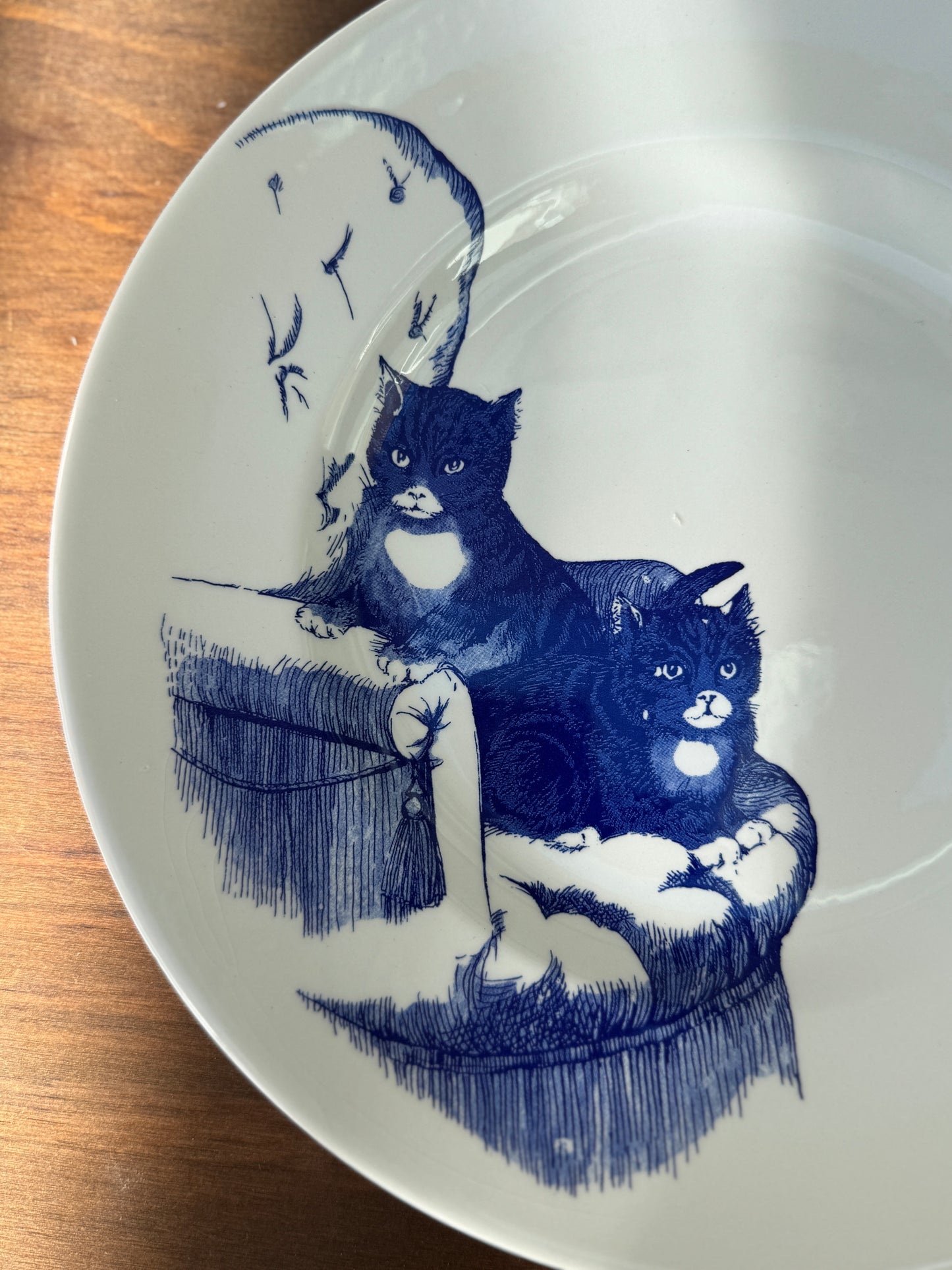 Vintage National Trust Kingston Lacy Cat Plate by Royal Park China | c.1990s