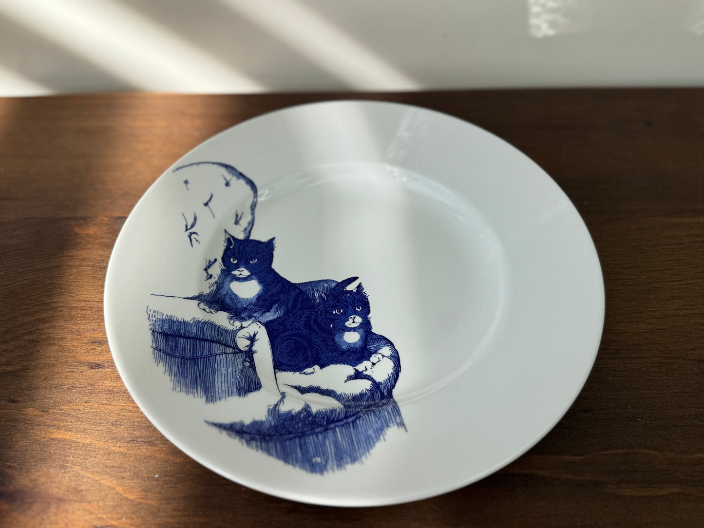 Vintage National Trust Kingston Lacy Cat Plate by Royal Park China | c.1990s
