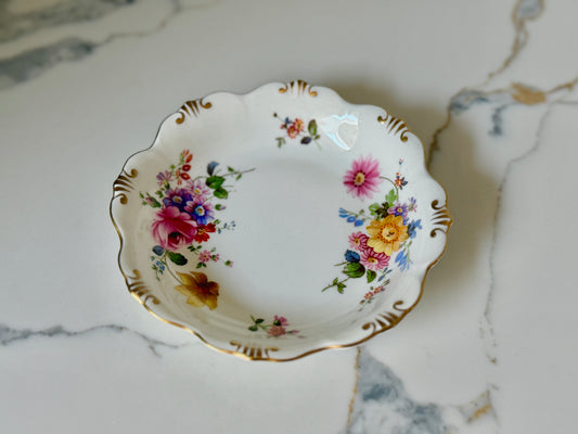 Vintage Royal Crown Derby ‘Derby Posies’ Bone China Trinket Dish, c.1952–1975