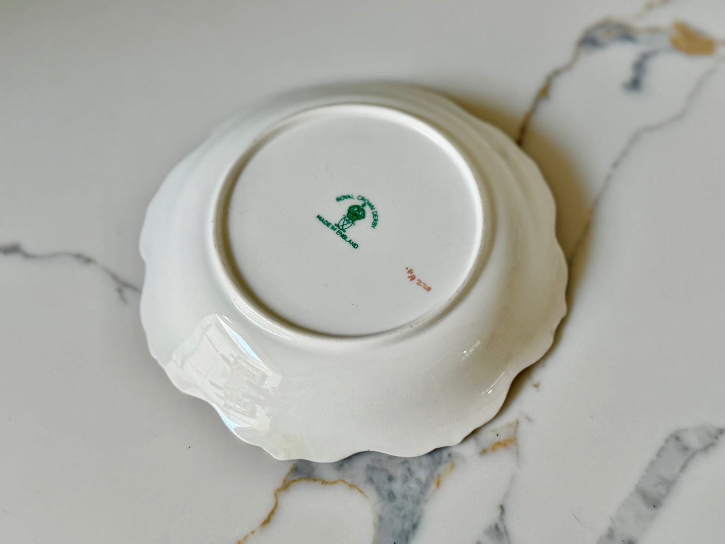 Vintage Royal Crown Derby ‘Derby Posies’ Bone China Trinket Dish, c.1952–1975