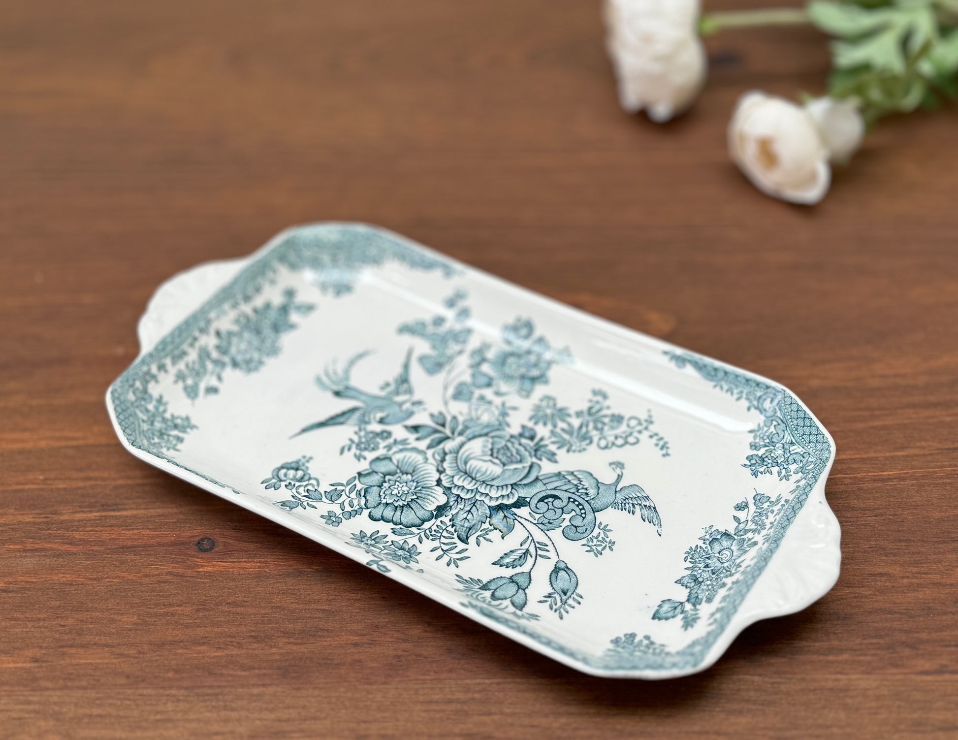 Vintage Enoch Wedgwood 'Asiatic Pheasants' Sandwich Plate, C.1970