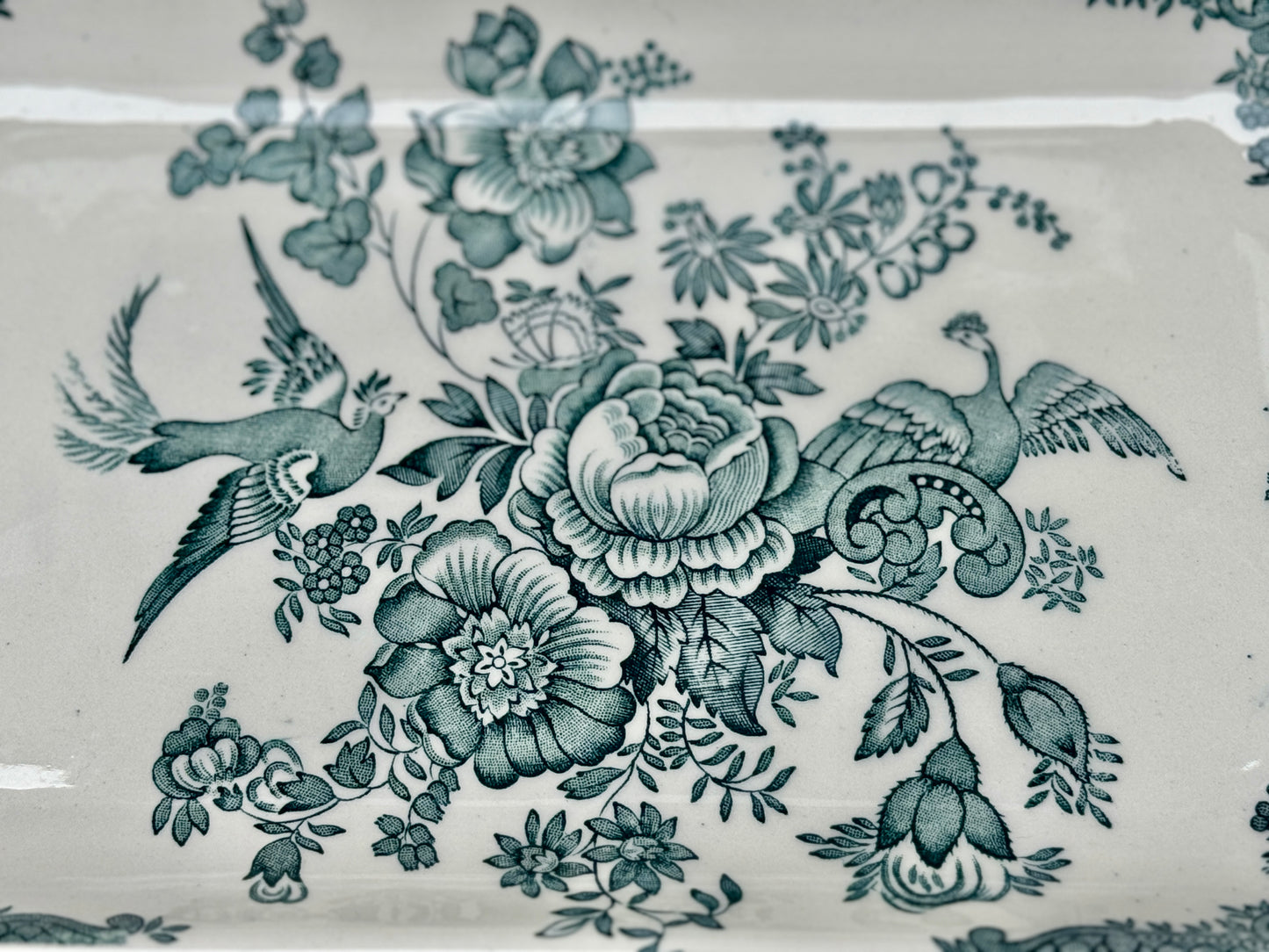 Vintage Enoch Wedgwood 'Asiatic Pheasants' Sandwich Plate, C.1970